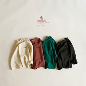 «sold out»«ジュニアサイズあり» Boneoune デイリーカットソー 4colors