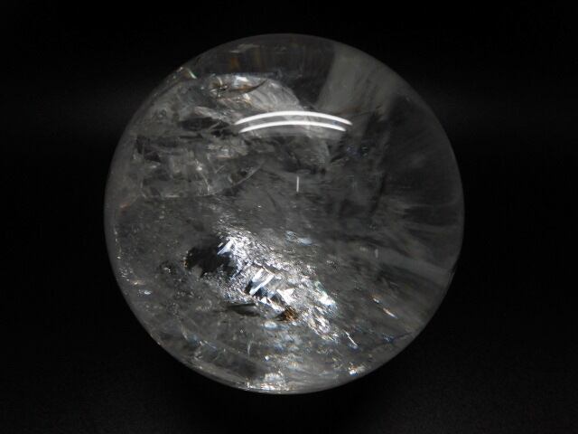 【送料無料】【高品質】約13cmブラジル産天然レインボー水晶玉