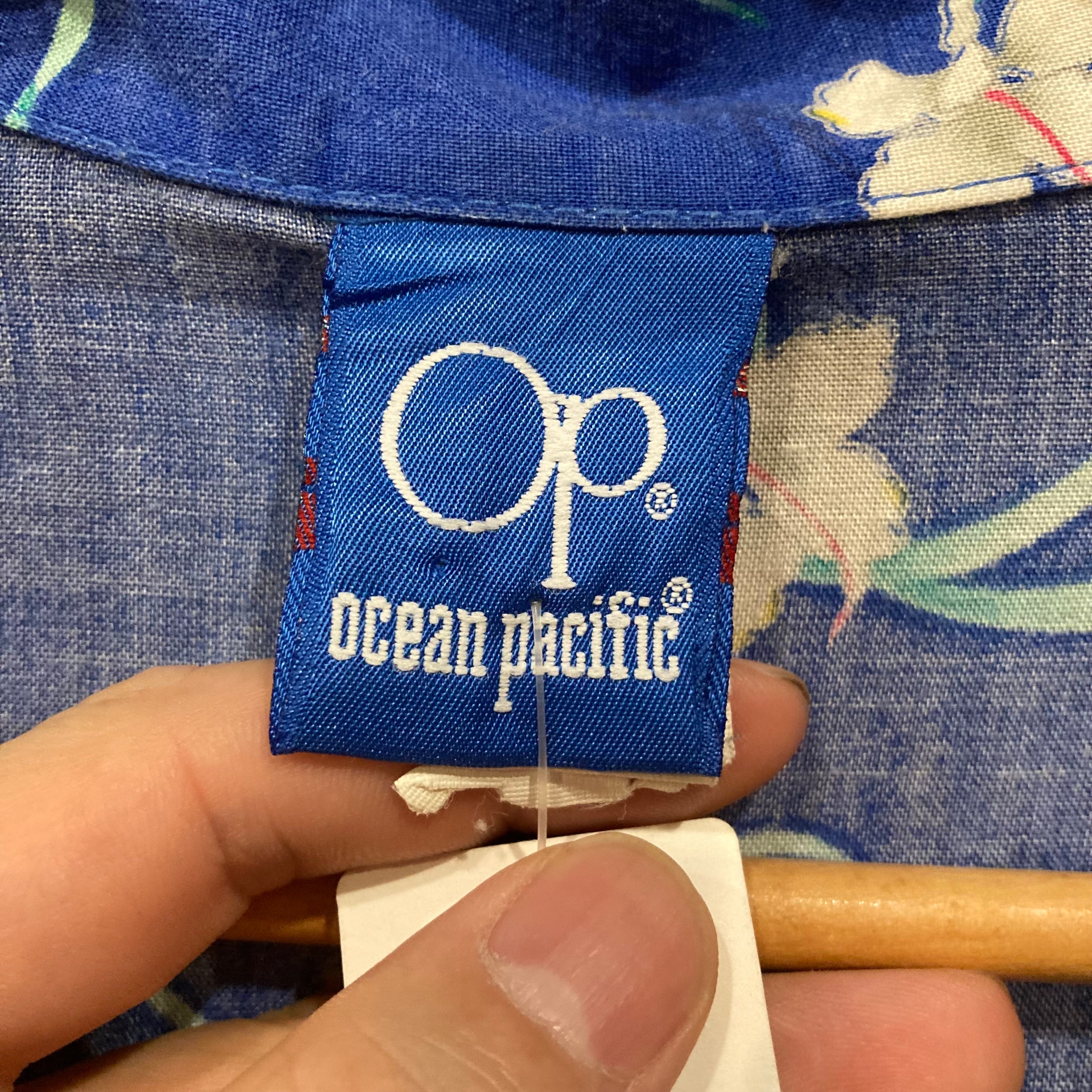USA古着 Ocean Pacfic アロハシャツ レーヨン 80s ビンテージ