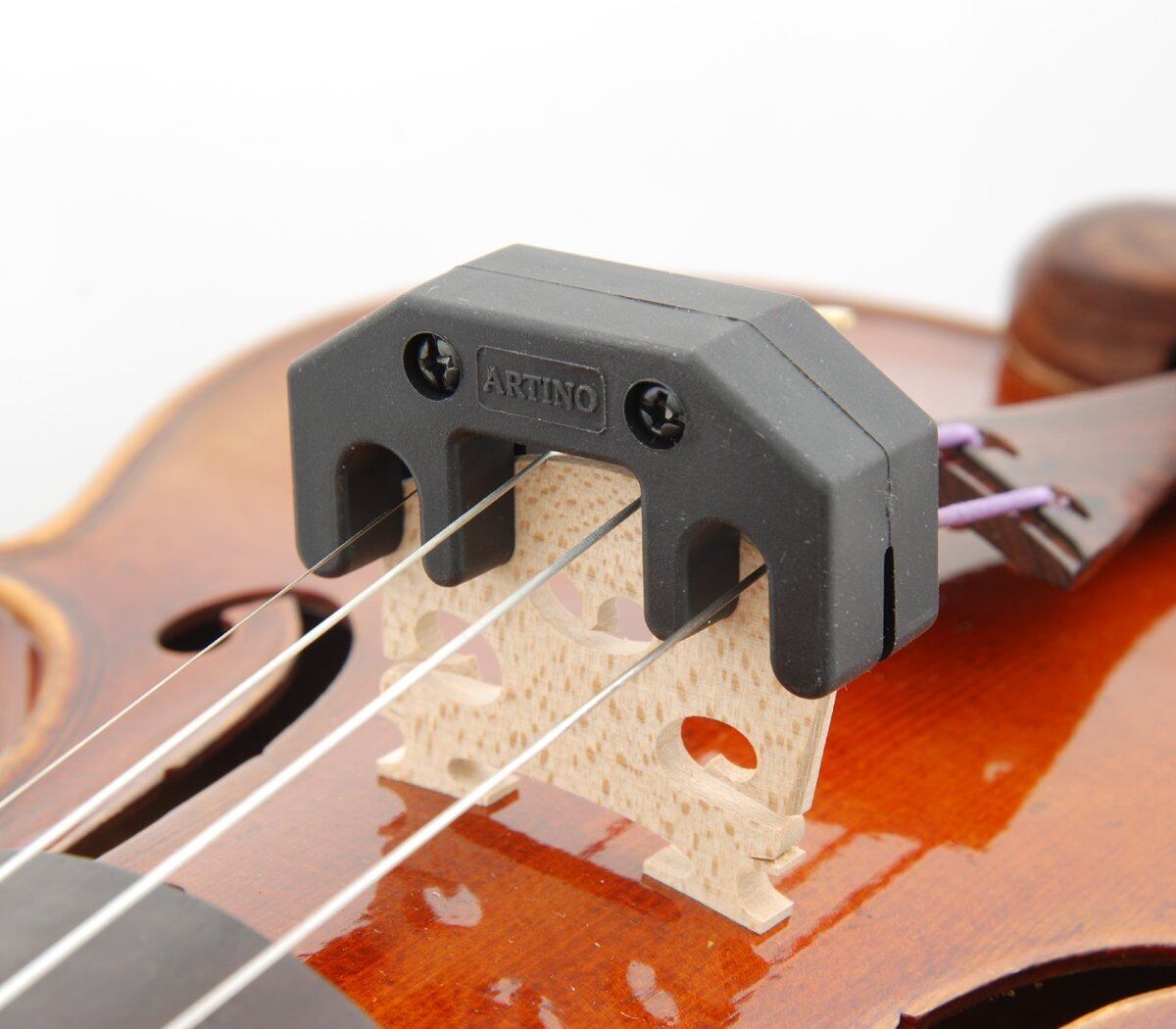 mioオリエンテ 消音ベース AtelierZ製ピックアップ付き　サイレ バイオリン・ビオラ用消音器 Artino アルティノ プラクティスミュート
