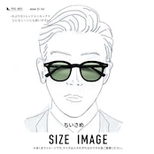 #AIRGRAM / GOLF&CITY 偏光サングラス /(形:ボスリントン 色:ブラック レンズ:グリーン) / TPGC-8031-5