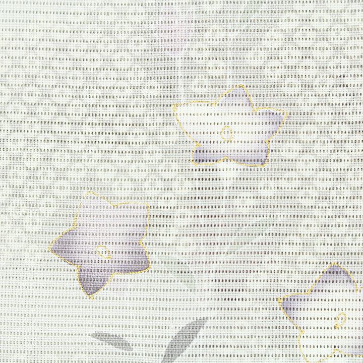 最高級【絽の訪問着】 【伊と幸】～先練 三本 駒絽～ 『本友禅染