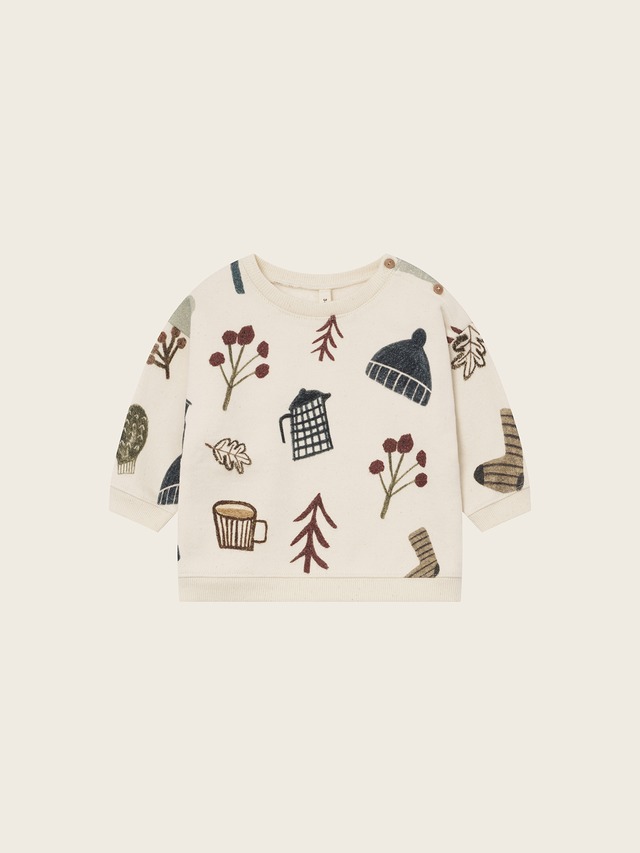 送料無料 organic zoo/Cosy Wild Sweatshirt Undyed
