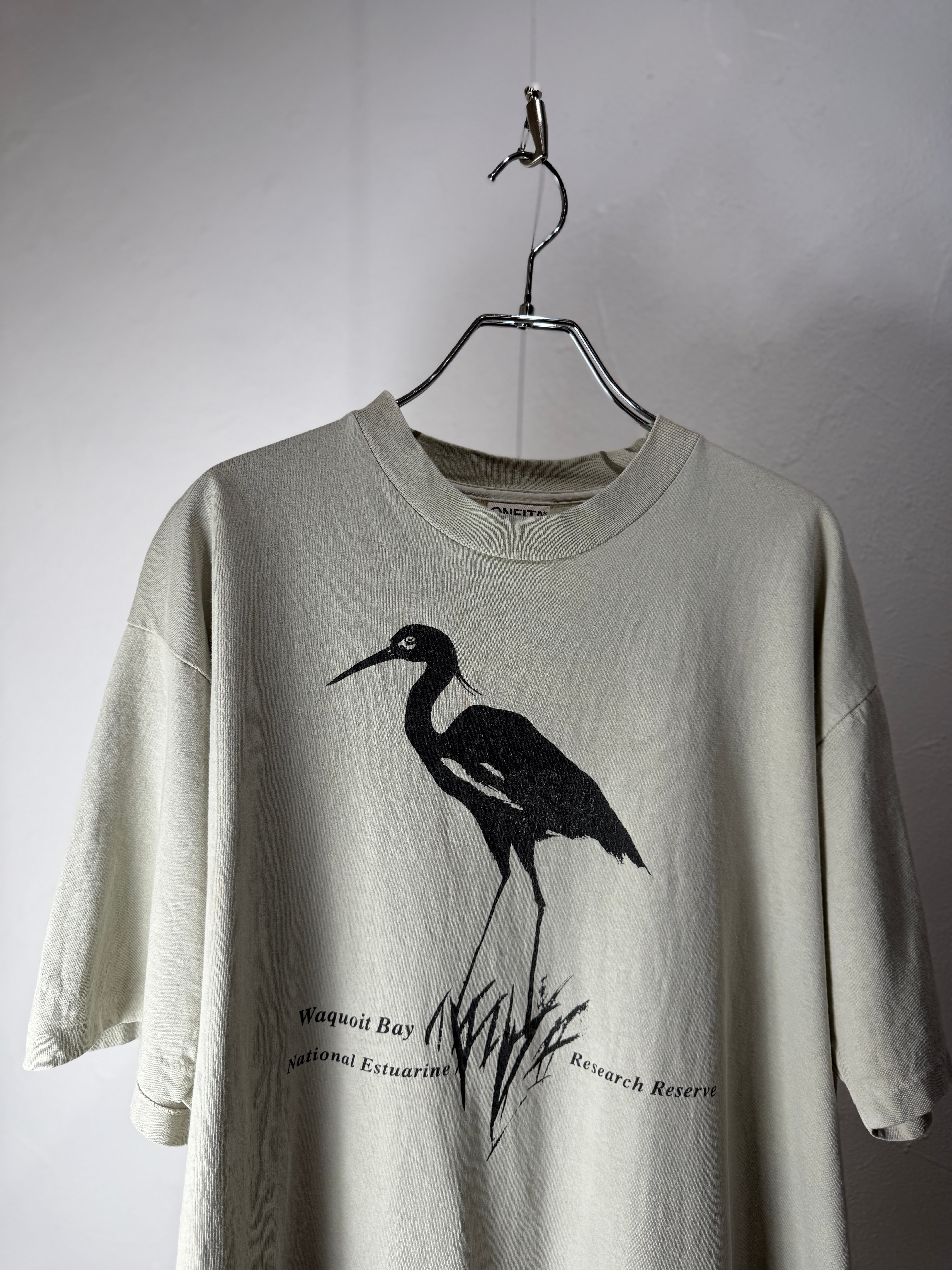 90’s USA “Waquoit Bay Bird” Art T-shirt