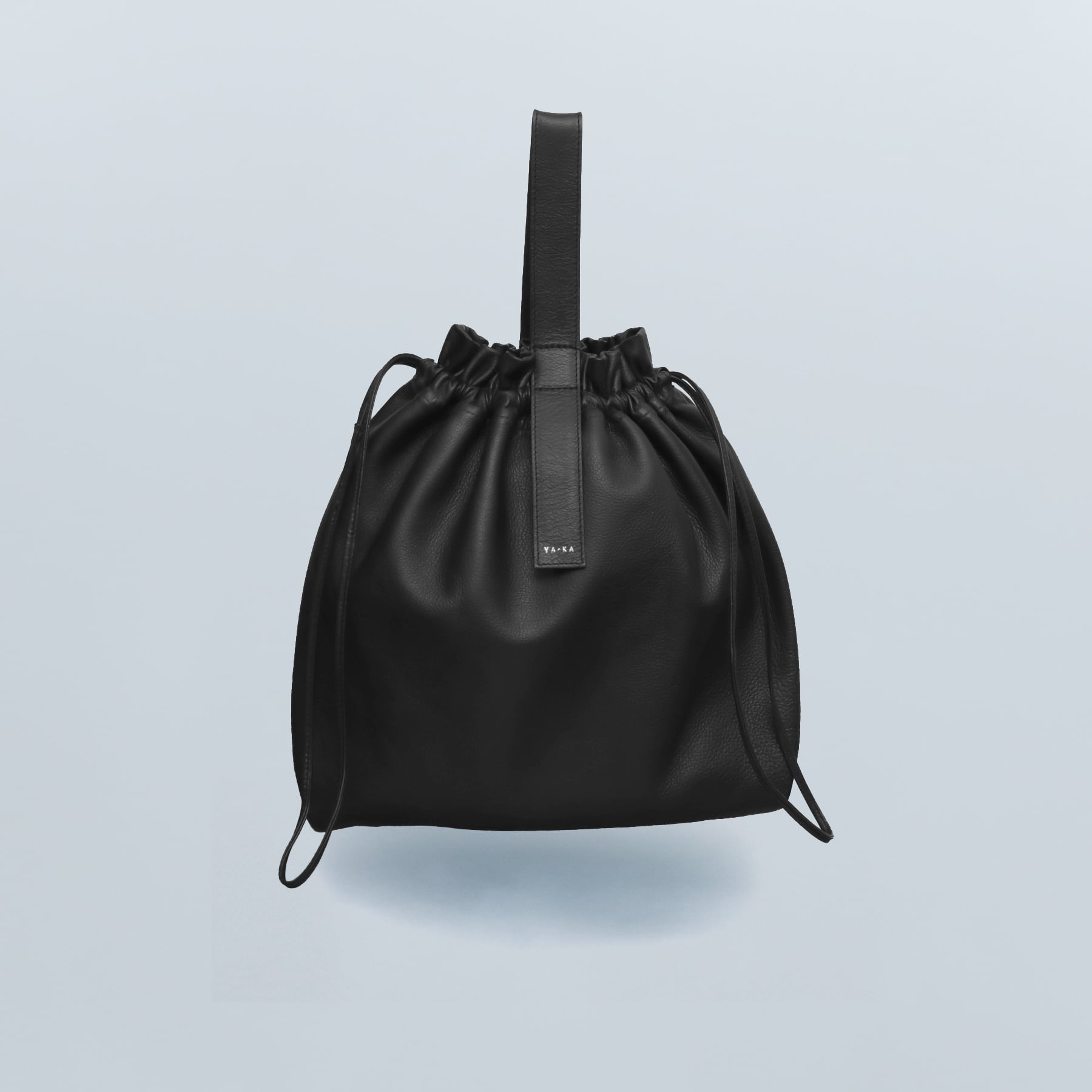 real leather drawstring tote & hand bag [bdbd2] / Y2212FRB07