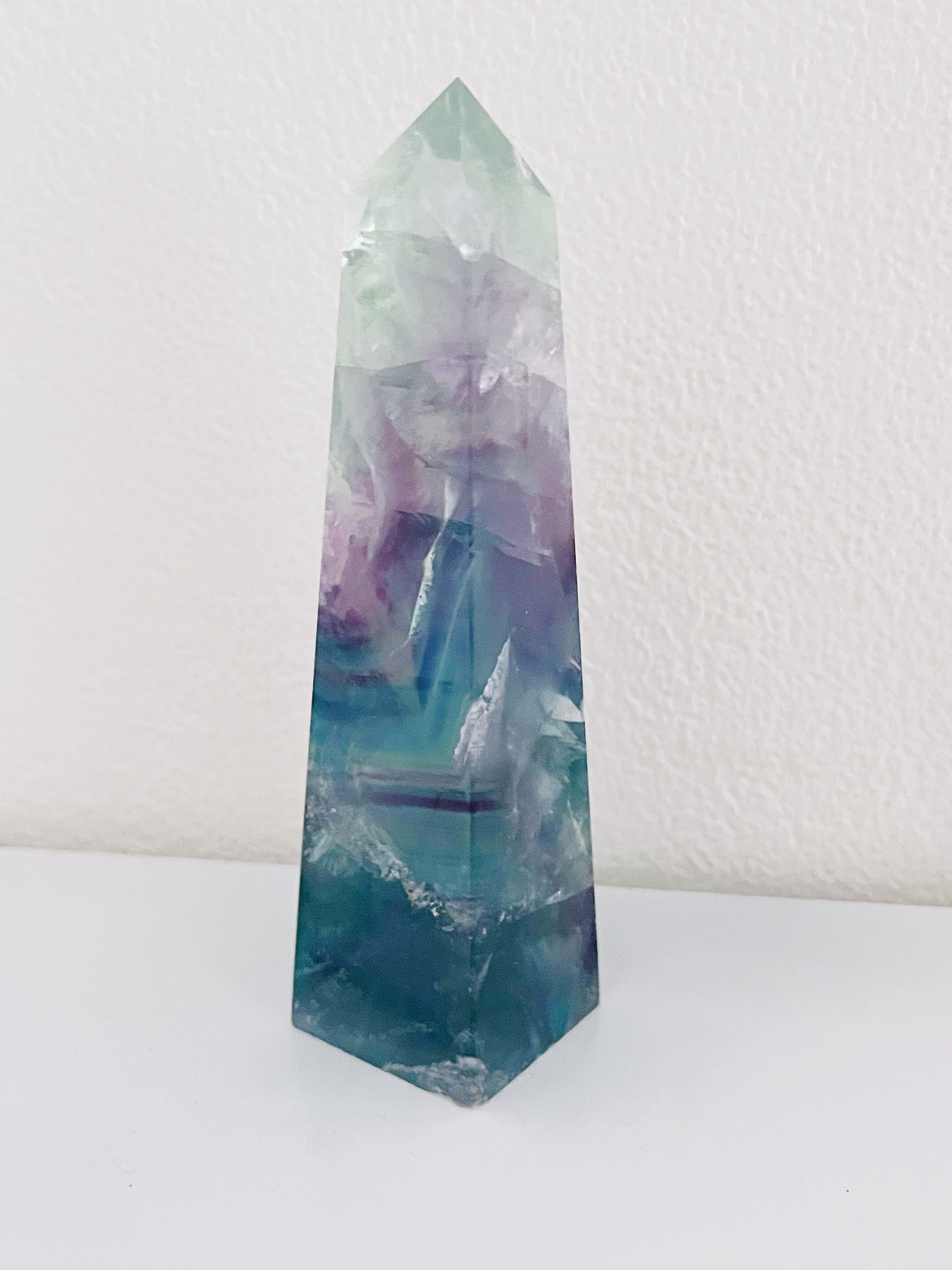 アメリカ産】爆虹 フローライト ポイント | PAY ID