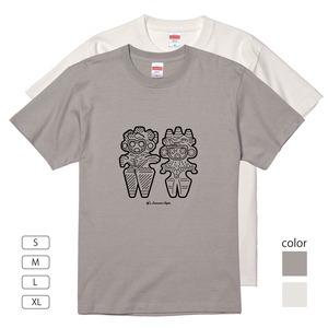 みみずく土偶Tシャツ