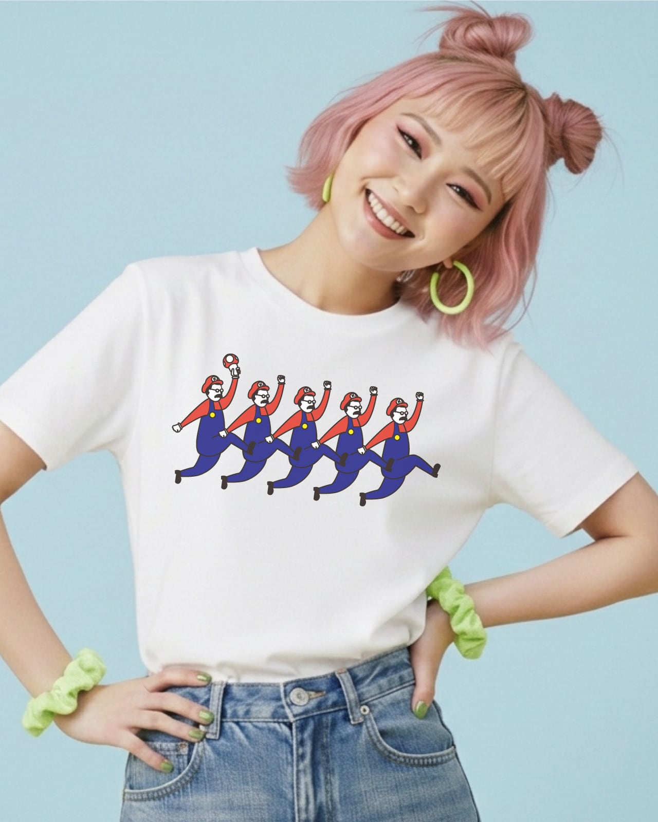 【キノコオジサン】ユニセックスTシャツ☆マジックマインド