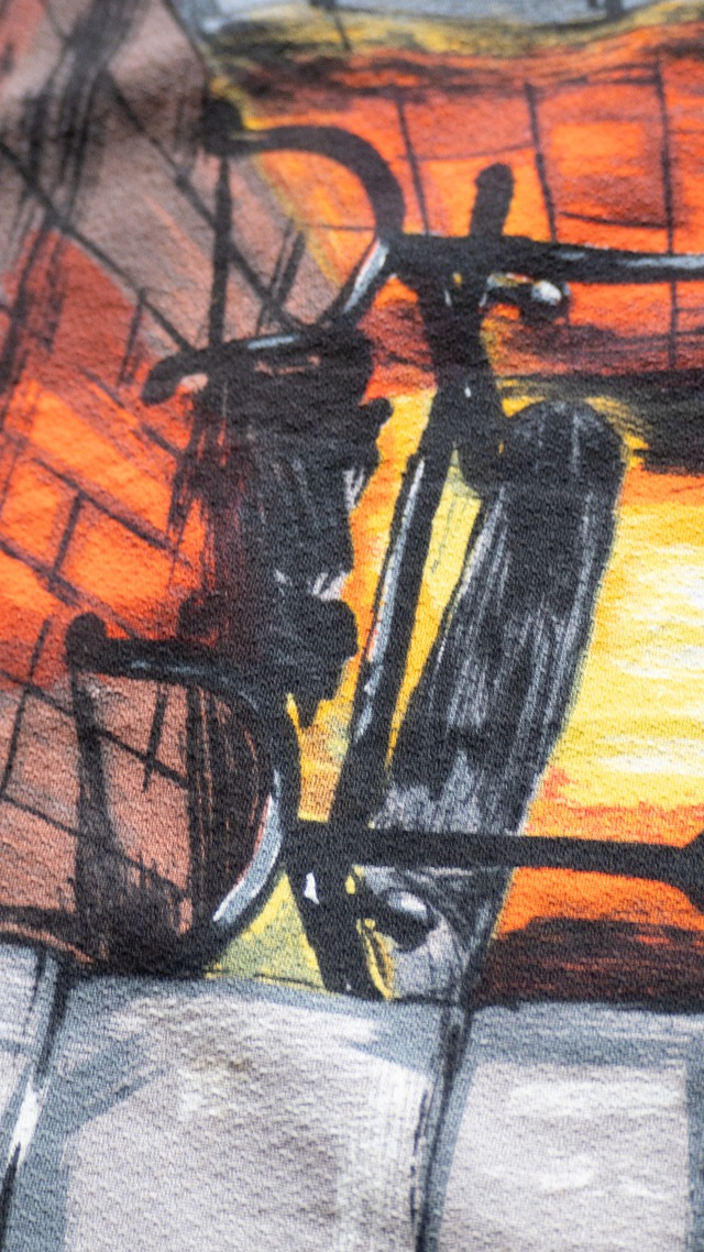 "VONY France" vintage Tea towel - Cheminee