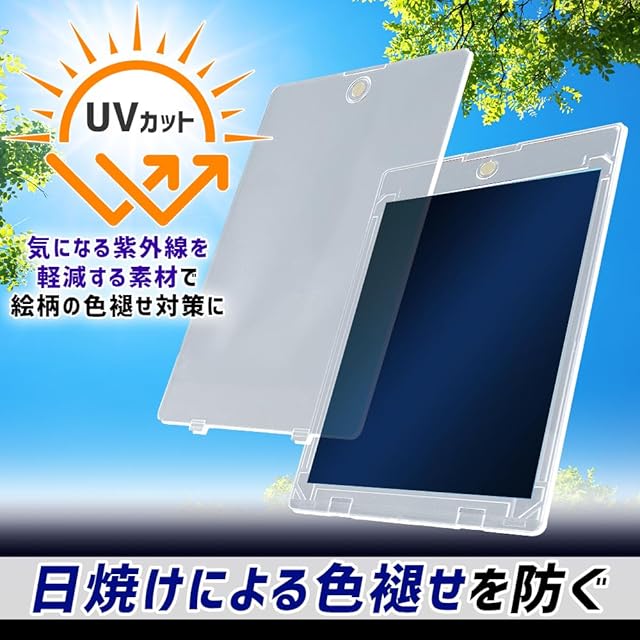 マグネット式カードローダー 18枚セット 折れ防止 保護 UVカット