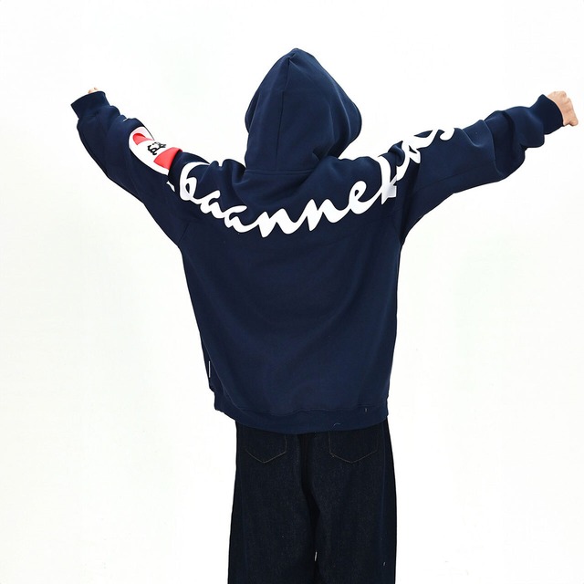 アームロゴスポーティーストリートパーカー 2col   R01728