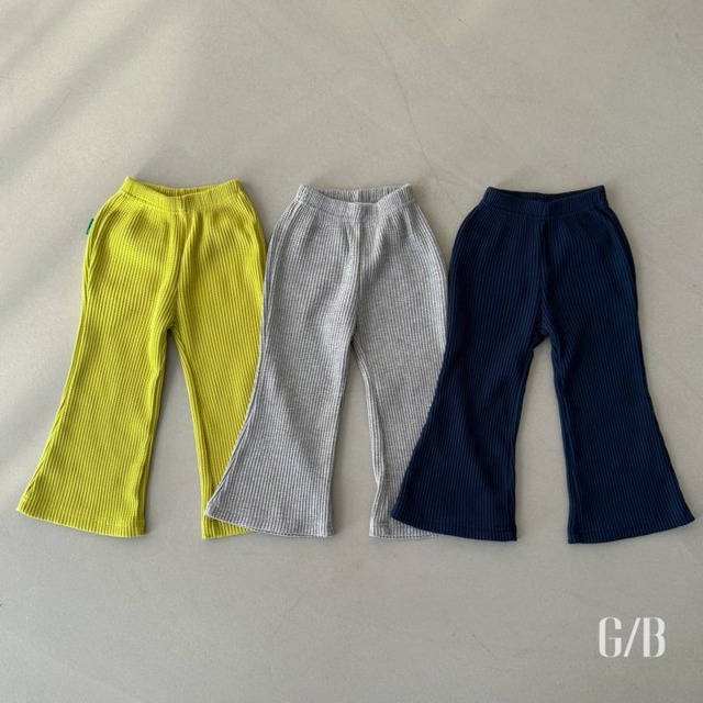 【取寄】grue baba｜pia bootcut pants｜ピアブーツカットパンツ｜S-JL｜kids&jr｜26 spring