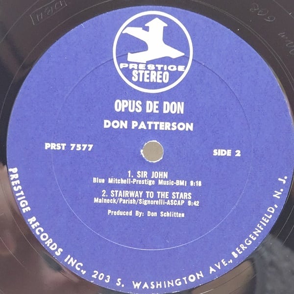Don Patterson / Opus De Don [PR 7577, PRST 7577] - 画像4