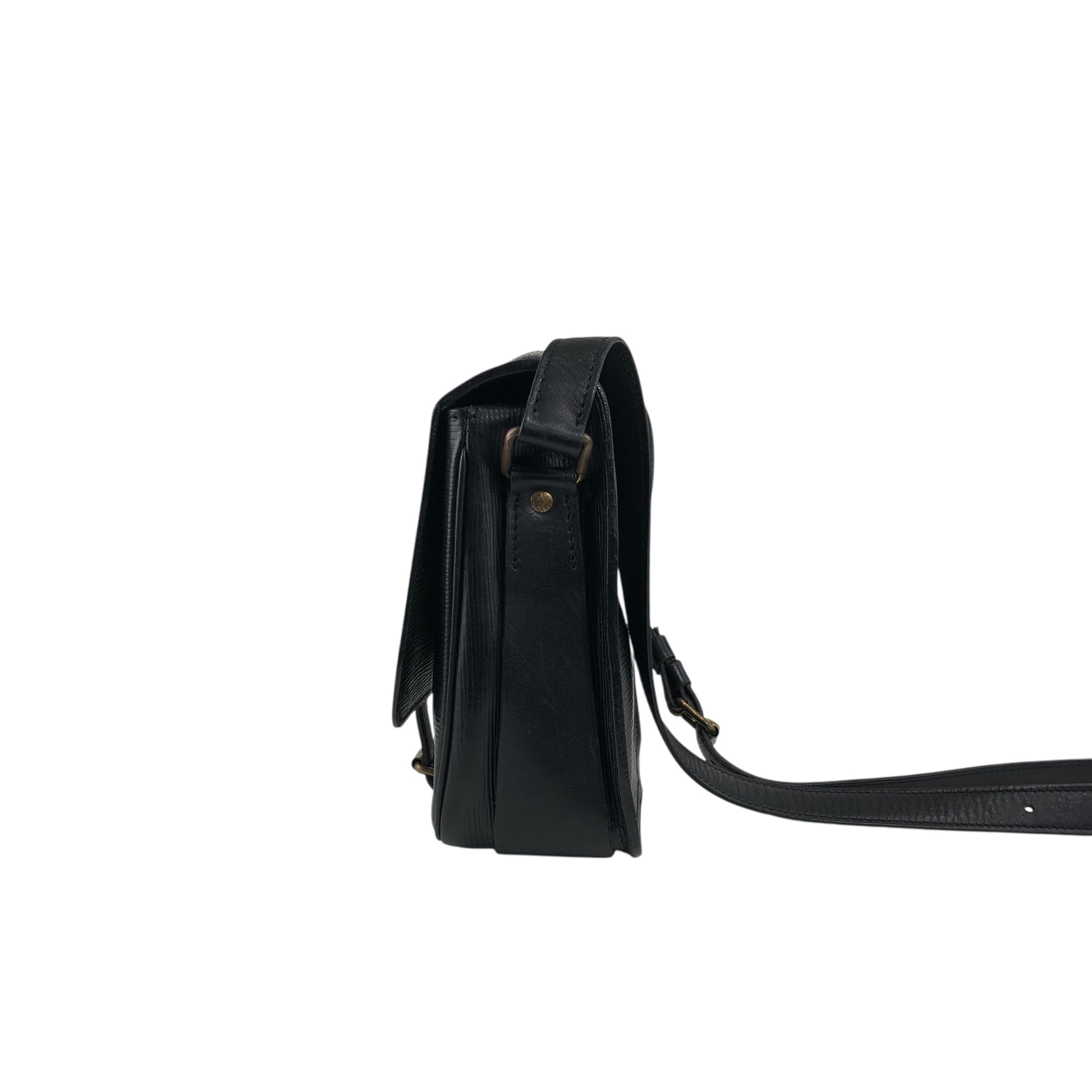 LOUIS VUITTON ルイヴィトン エピ ショルダーバッグ ブラック LV