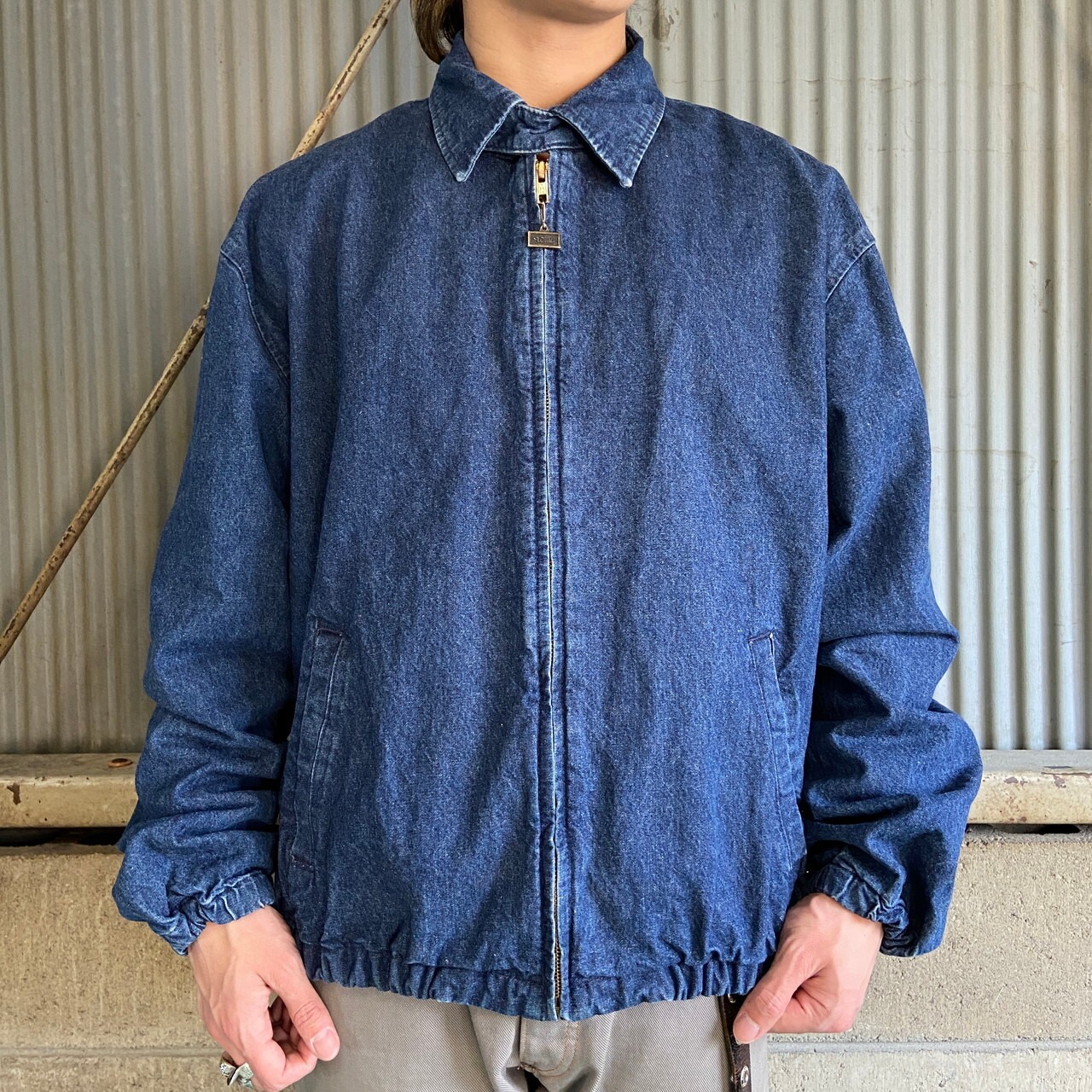 90年代 USA製 Walls mountain デニムスイングトップ メンズXL 古着 