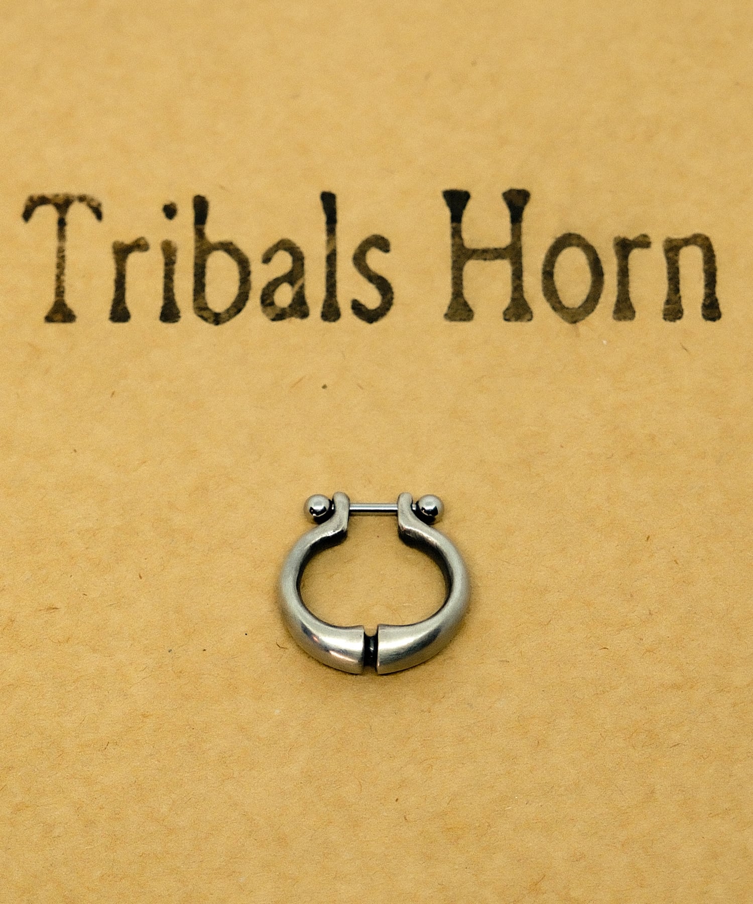 Tribals Horn Silver Pierce 伊勢谷友介氏　ピアス両耳 Tribals Horn Silver Pierce［HSA008］ | HAPPY SAUCE