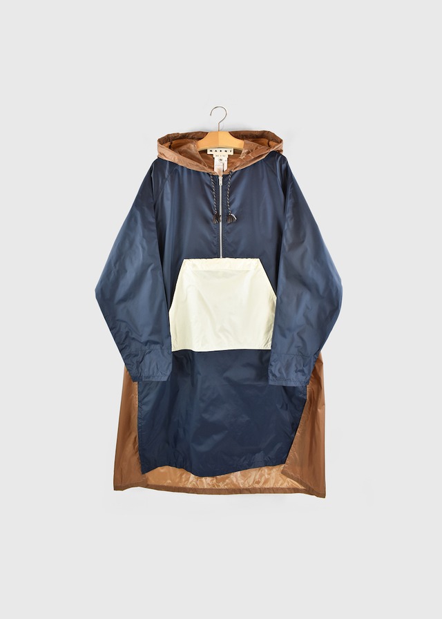 MARNI｜M18A-MAR-CO09 "PULLOVER NYLON COAT" NAVY