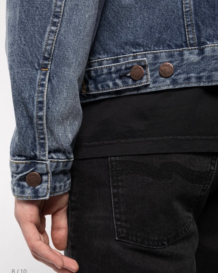 Nudie jeans ヌーディージーンズ Bobby Blue Tribe Denim G-jkt | An