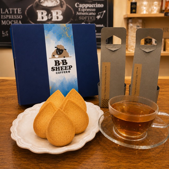 【サマーギフト】水出し湖水コーヒー＆スノードロップクッキー（８個）セット