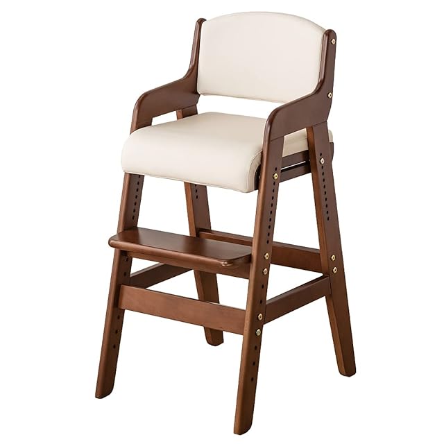 タンスのゲン ハイチェア 木製 11段階調整 キッズチェア クッション 座