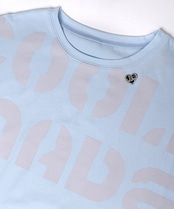 コネクテッドレースルーズTシャツ (SAX) CQ-48023