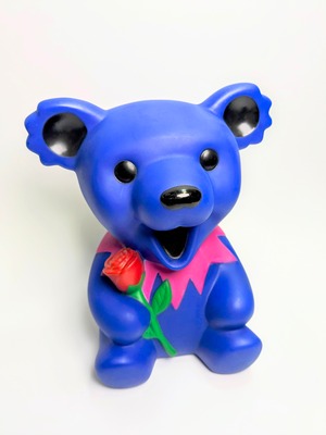 【グレイトフル・デッド  ( Grateful Dead)ブルー】貯金箱 ベア コインバンク 〚アメリカン雑貨 アメトイ〛