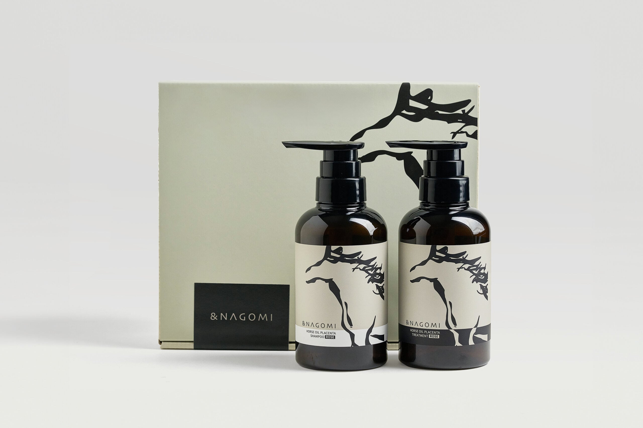 馬プラセンタエキス配合 馬油シャンプー・トリートメント ギフトセット