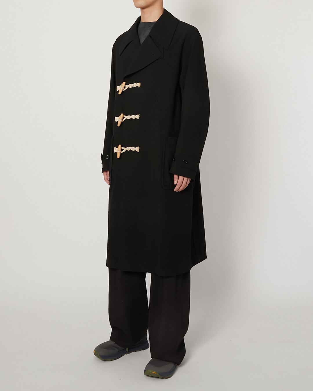 product twelve / High Count Wool Ripstop Duffle Coat | GANKO