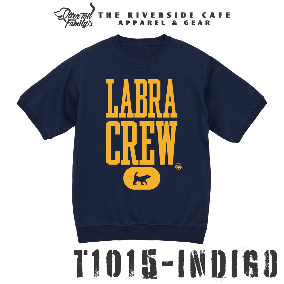 T1015 LABRA CREW BOX LOGO | THE RIVERSIDE CAFE APPAREL & GEAR