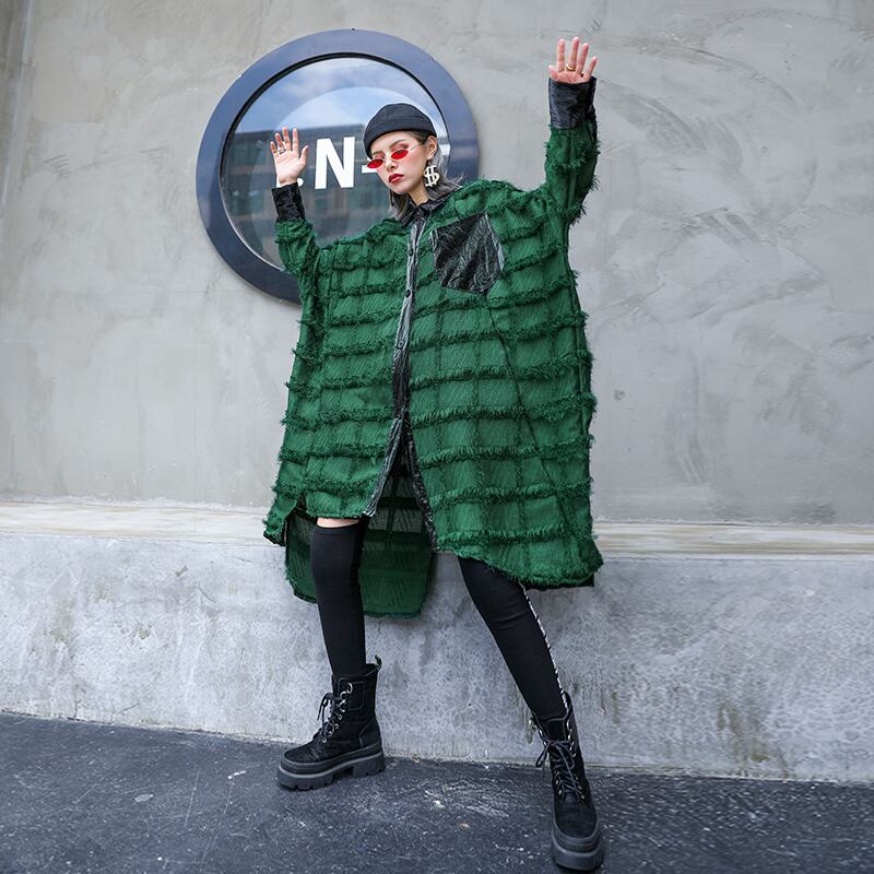 レディースシャツデザインセンスニッチレトロ香港スタイルブラウス、長袖、ライトマチュアウエスタンスタイル、ロングルーズシャツジャケットレディース ラブタオタオダレンハウス12678113925