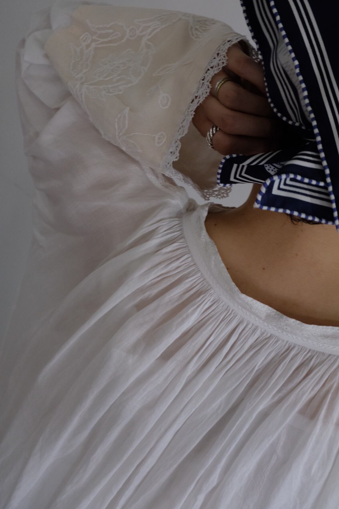 antique]1900s French antique church smock dress | YES-姫路の美容院