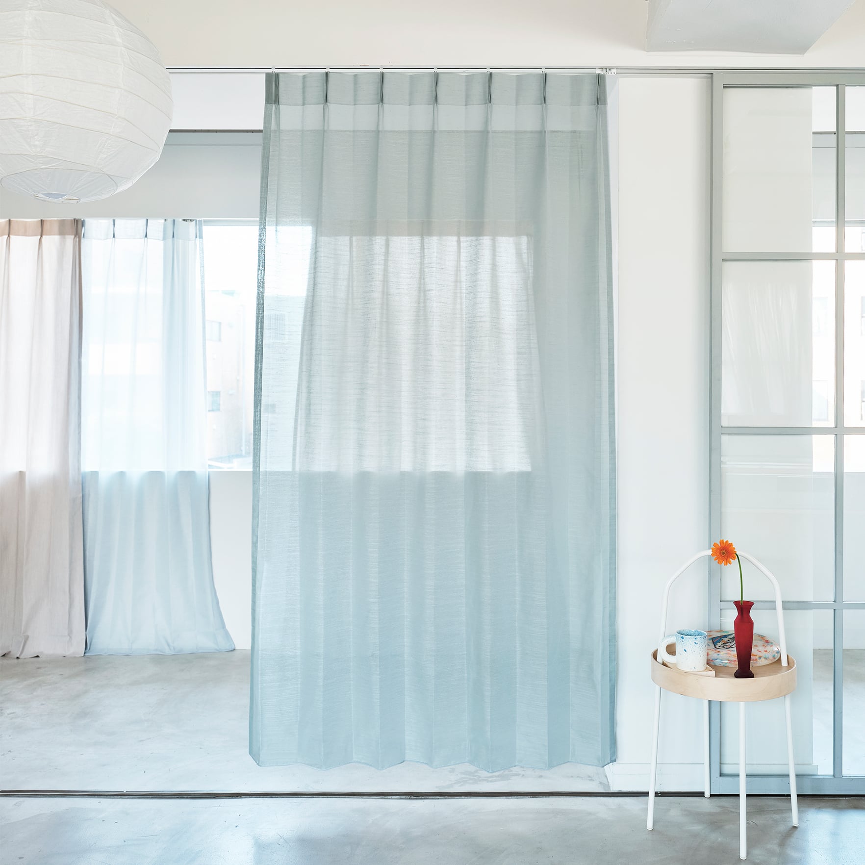 カラーレース“ブルーグリーン”＋裾すっきりタイプ | Rough since 2016