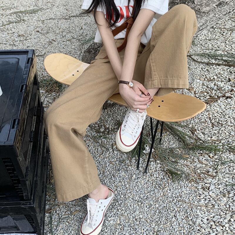 ウェストジーンズ ルーズパンツ スプリングオータムスタイルカーキ 春物 秋物 スーパーモール59228167941