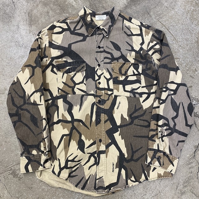 1980s PREDATOR CAMO L/S COTTON SHIRT