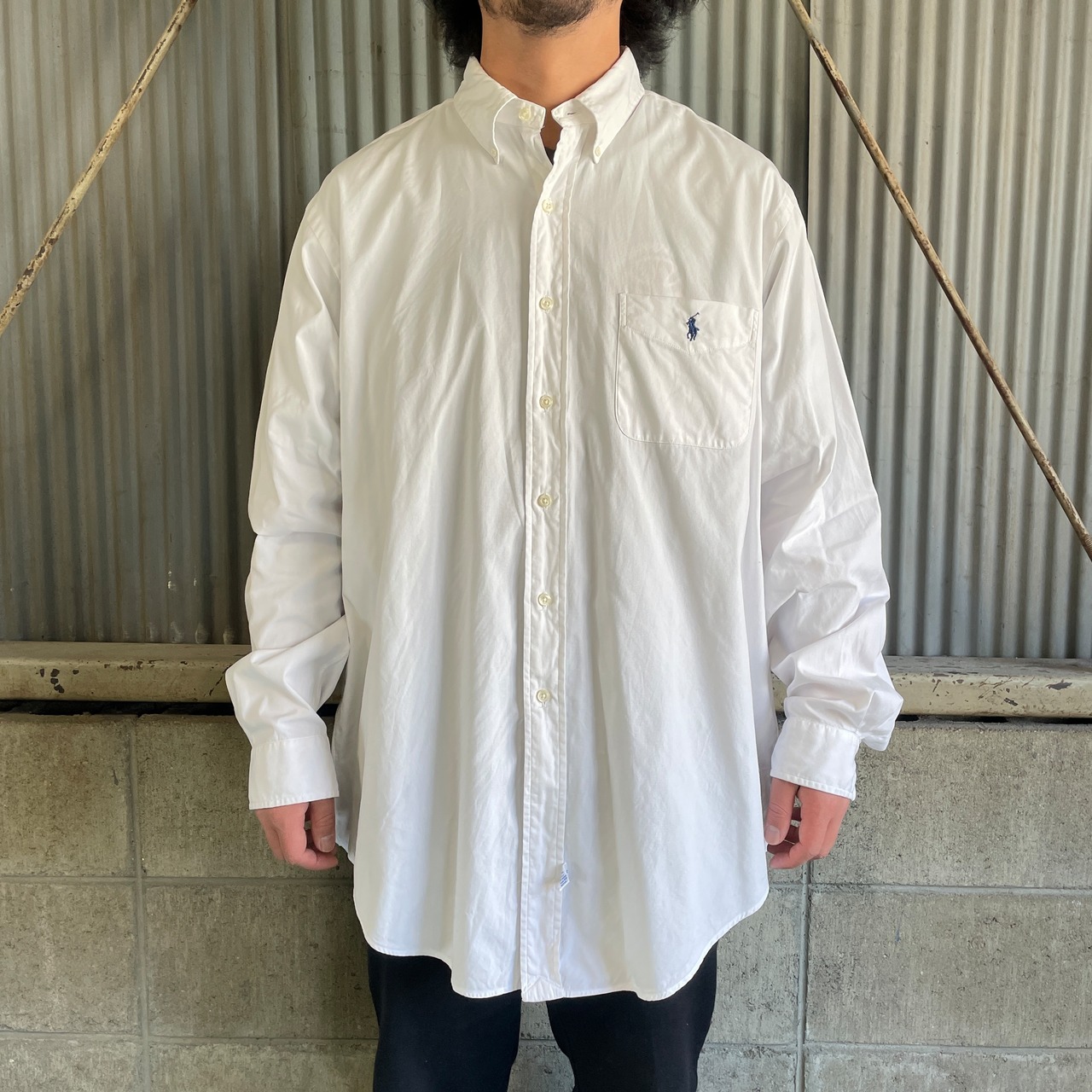 Ralph Lauren オールドラルフローレン CLASSIC FIT 長袖シャツ メンズL 