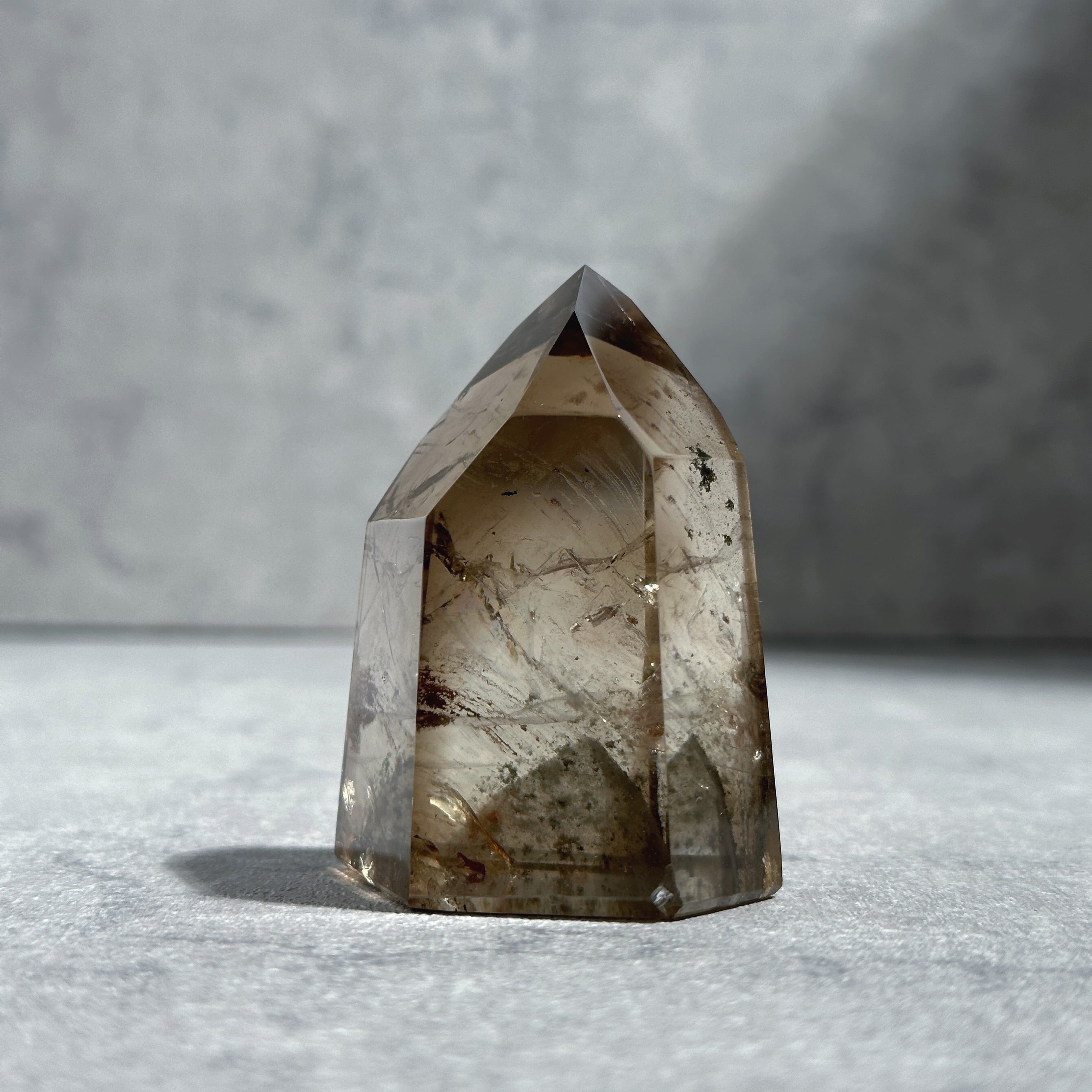 ガーデン◎ファントムスモーキークォーツ タワー23◇ Smoky phantom quartz ◇天然石・鉱物・パワーストーン