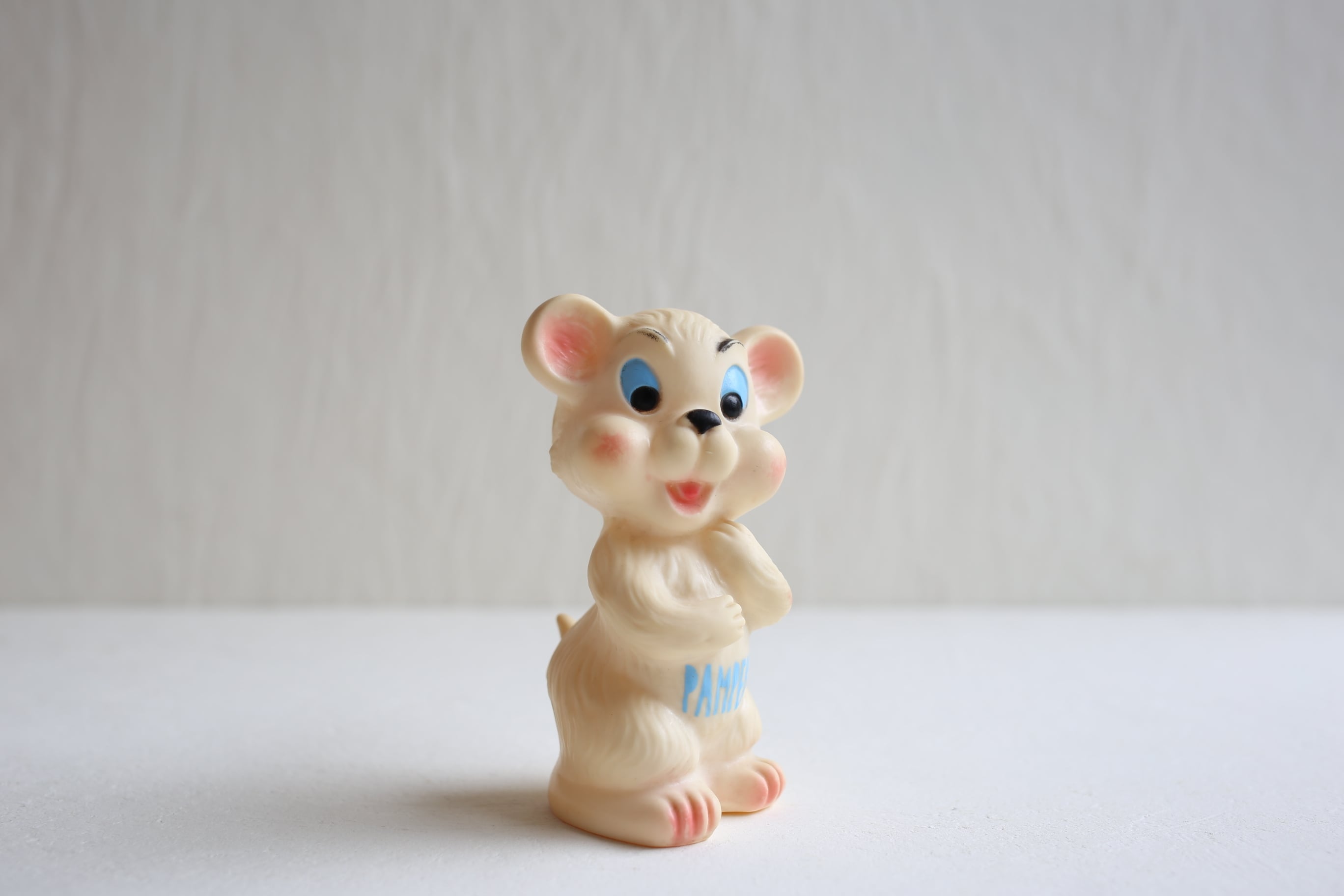 ビンテージ ソフビ人形 犬 昭和レトロ ソフビ人形 笛付 ラバードール