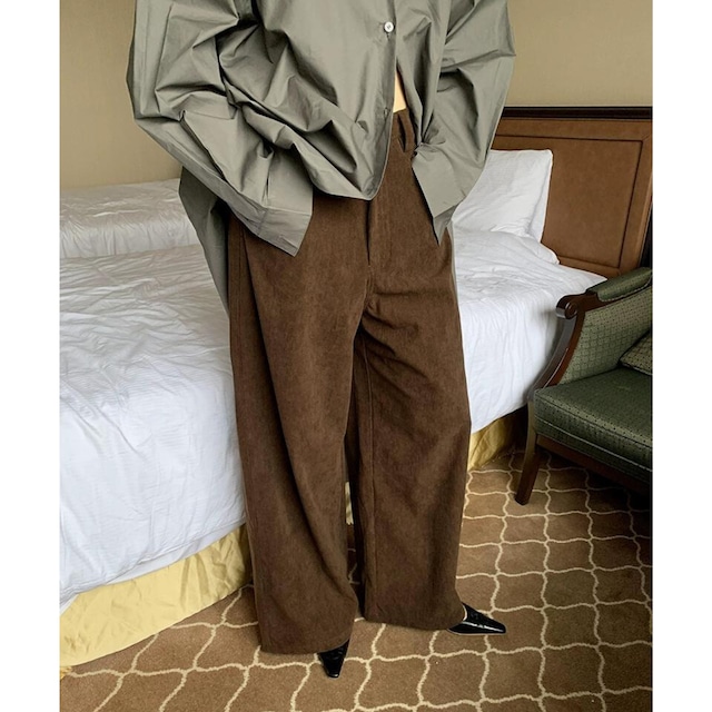 Vintage Slim Straight Pants <2colors>