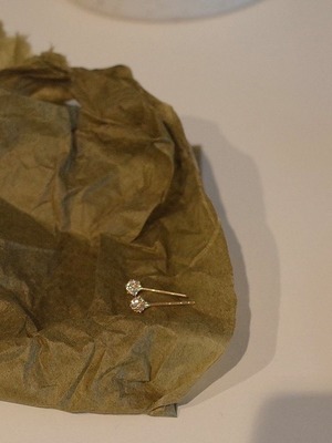 【即納商品】mary cubic pierce (silver925)