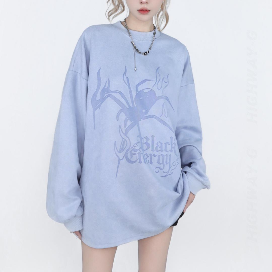 KUZIRA muggy トレーナー JIGGYS SHOP｜襟付き クルーネックスウェットトレーナー