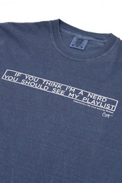 Cary original "The playlist" t shirt [Blue spruce]