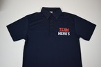 TEAM HERO'S オリジナルポロシャツ《NAVY》
