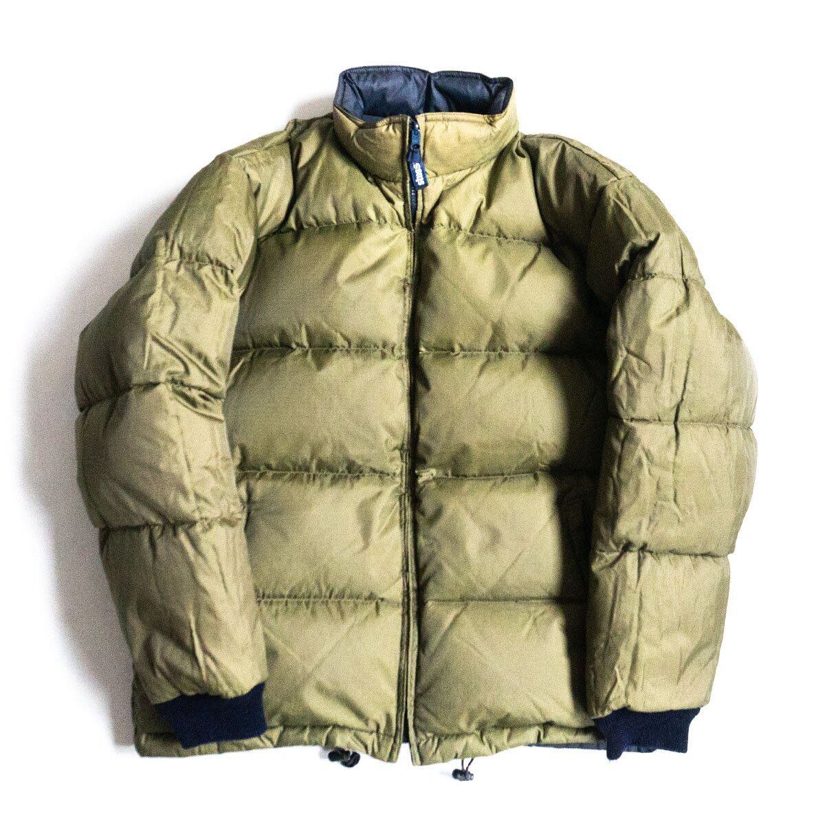 希少90s old Stussy リバーシブルダウンジャケット 希少90s old Stussy リバーシブルダウンジャケット