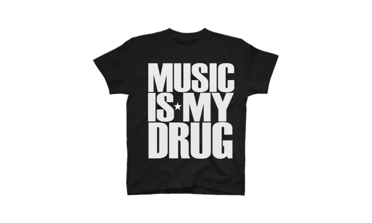 starcore MUSIC IS MY DRUG Tシャツ S MUSIC IS ☆ MY DRUG