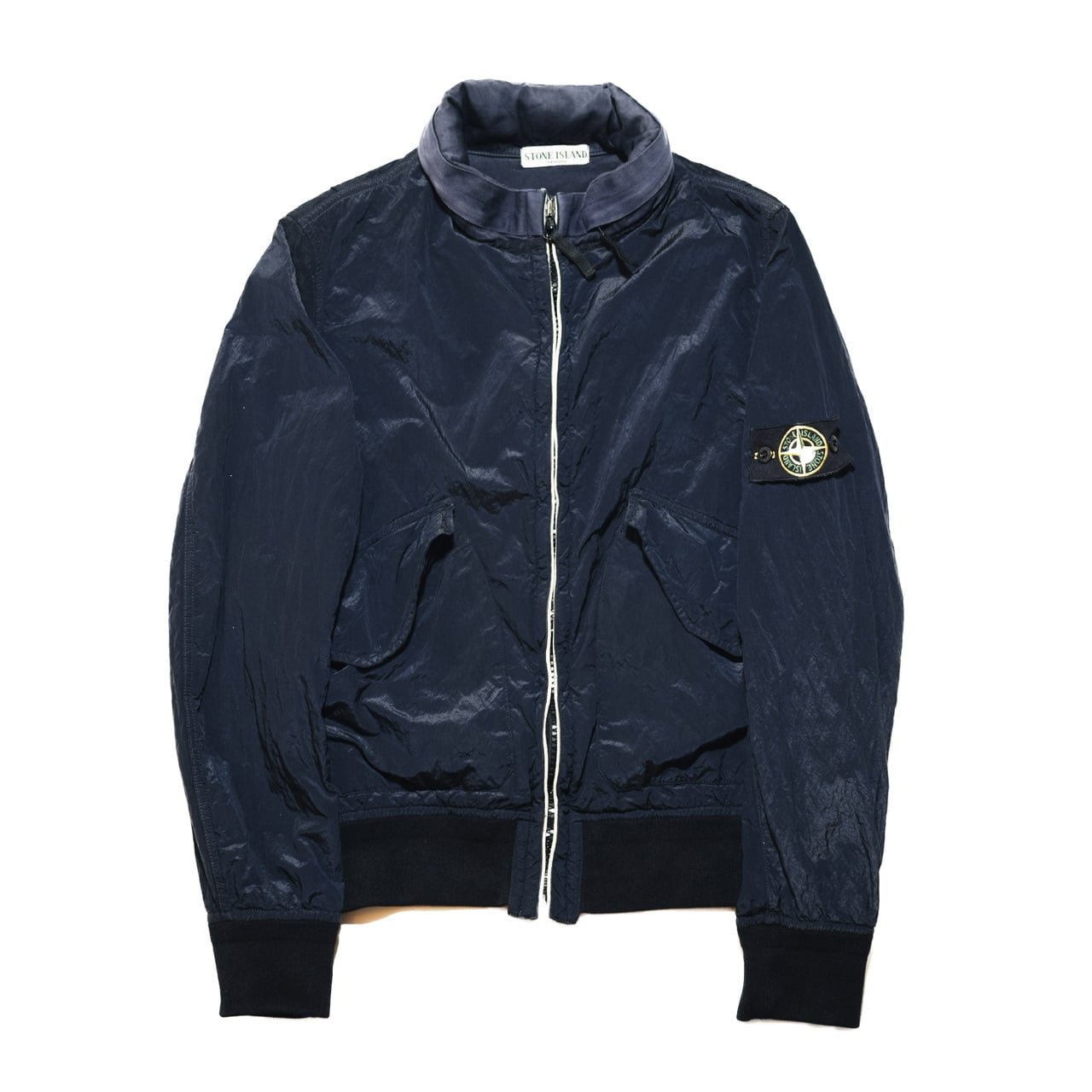 サイズ表記Sstone island nylon metal zip jacket