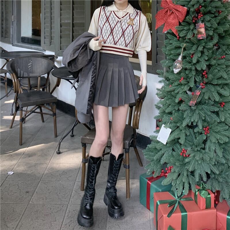 セーター ルーズショートジャケット スプリングオータム 春物 秋物 ブラックストロベリース44518363969