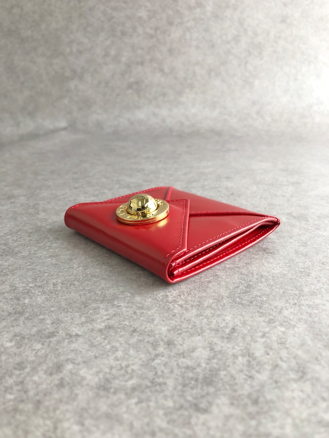 CELINE セリーヌ 財布 レッド スターボール レザー コインケース vintage ヴィンテージ オールド f5dka3