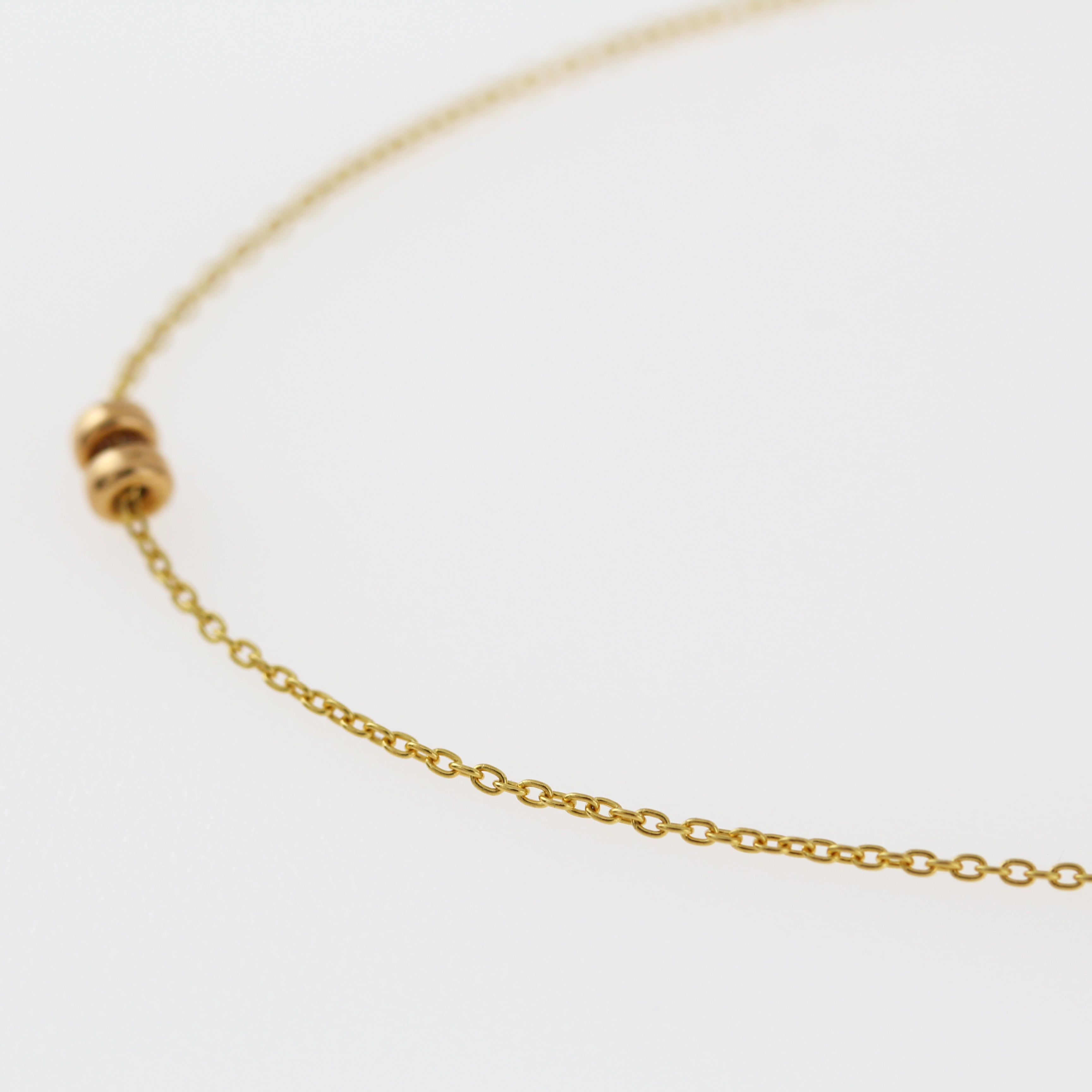 K14GF ボールネックレス ダブル 40cm〈ナチュレ〉 No.42