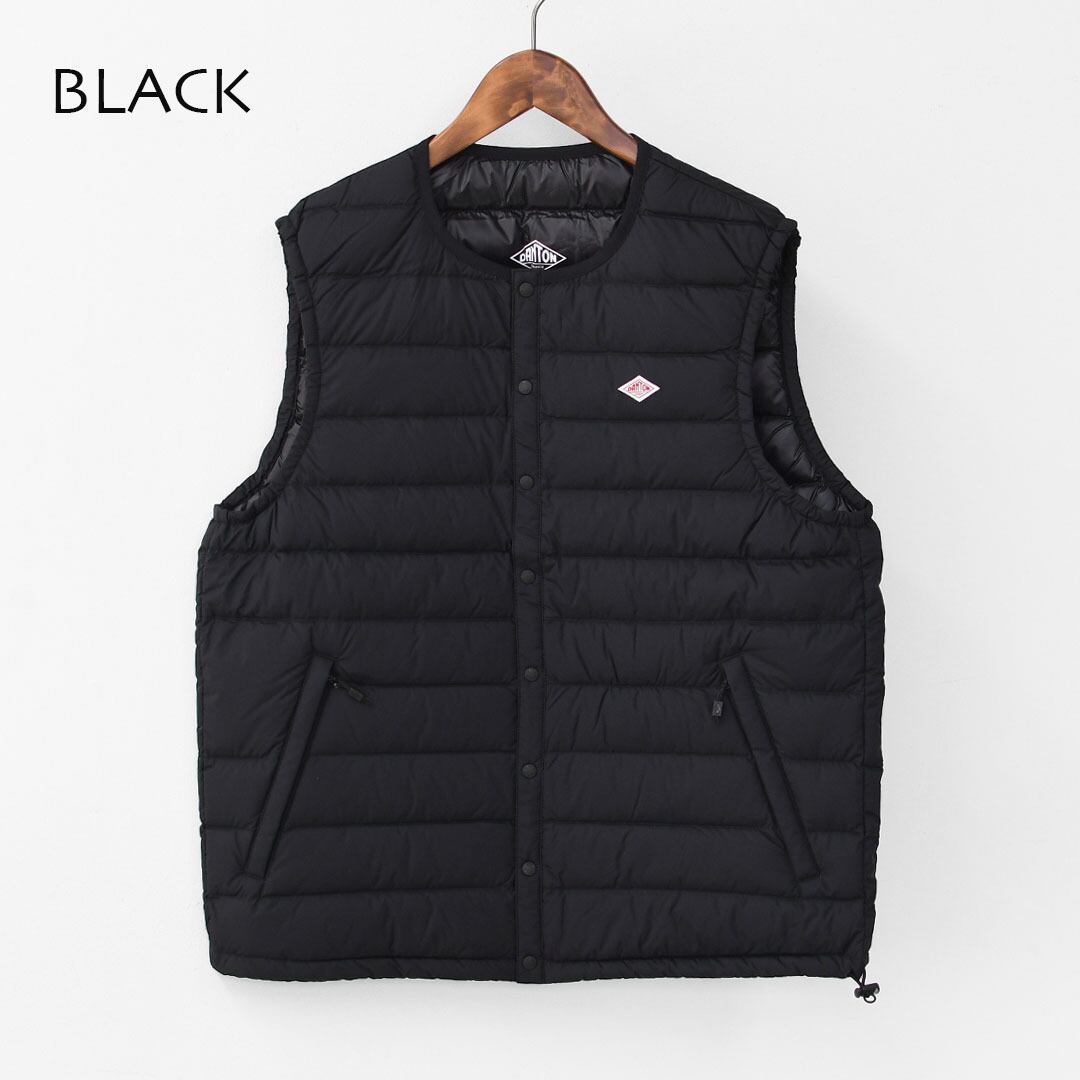 DANTON [ダントン] M NYLON TAFFETA INNER DOWN CREWNECK VEST [DT