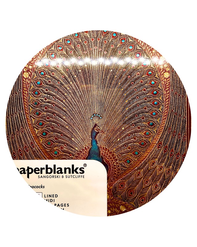 Paperblanks(ペーパーブランクス)　ノート　ハーフェズのクジャク罫線（ミディ） 144ページ